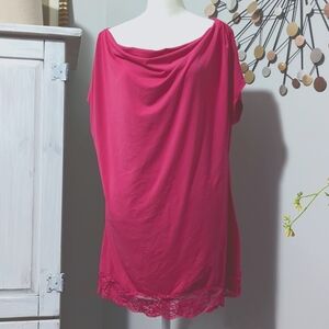 Notations Top Pink Short Sleeve XL